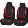 WEQTYSAB Copri Sedile Auto, per Opel Astra J 2009-2015 Set Copri-Sedile Anteriori Traspirante Impermeabile Coprisedili Auto Accessori,A
