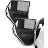 Xibao Tendine Parasole Auto Magnetiche,Schermo Magnetico a Rete per Privacy Veicolo,Posteriori Protezione Solare per Finestrini Anteriori,Adatto alla Maggior Parte di Autos (Lunotto posteriore)