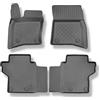 Mossa Tappetini Auto in TPE compatibili con Land Rover Defender 90 (L663) SUV (01.2020- ) - tappeti auto neri - G