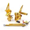 Bruce & Shark Pedane arretrate regolabili per moto per Ducati 848 1098 1098S 1098R 1198 Gold