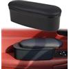 Xibao Accessori Auto Interno,Bracciolo Universale per Porta in Pelle PU,Bracciolo Auto Universale,Scatola per Braccioloo con Contenitore,Adatto per la Maggior Parte Delle Auto,Camion,MPV,SUV