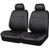 WSDUILA Coprisedili Auto Anteriore per Dacia Duster 2018-2022 2023 2024 2025, Coprisedile Universale, Lavabile in Lavatrice,A Black