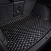 JsjjQf Auto Tappetini Bagagliaio per VW Tiguan II Allspace 7-posti 2017-2023 2024, Pelle Baule Tappeto Protettivo Antiscivolo Impermeabile Durevole Decorazione Accessori,A