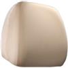 Blausky 4 coprisedili universali per poggiatesta auto, antipolvere, lavabile, per poggiatesta dell'auto, in stile row, 26 x 24 cm, colore beige