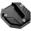 IBNA Piastra supporto allargatore cavalletto laterale Per Triumph Speed Per Triple 1050 Estensione Cavalletto Moto Estensione Del Cavalletto Laterale Del Piede(Nero)