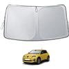 LUWU Parasole Auto Parabrezza Compatibile con Renault 5 E-Tech (R5) 2024 2025 2026 Parasole Anteriore Pieghevole Protezione UV e Calore Interno Accessori 5 E-Tech R5