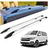 CHROMEMASTER | Barre Longitudinali da Tetto Compatibili con VW Caravelle T6.1 L1 CORTO 2019-2023; Consentono il Montaggio di Portapacchi da Tetto, Box da Tetto e Portabici | Installazione Semplice