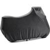 BIHEE BHIEE Telo Coprimoto Elastico per Interno - Stretch Traspirante Antipolvere per Garage, per Scooter e Moto, 295 x 109 x 140 cm, Grigio Chiné Scuro