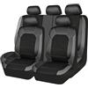YoQIK Auto Set Coprisedili Universale per Renault Clio 4,Pelle PU Anteriori Posteriori Copri-Sedile Completo Impermeabile Comfort Accessori Interno,H