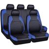 MNBVGHH Coprisedile Coprisedili Auto in Pelle Auto, per Fiat Grande Punto 2006-2012 5 Posti Fodere Anteriori E Posteriori Copri Sedili Impermeabili Antisudore Protezioni Accessori,A