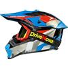 DriveNova Casco Integrale Motocross, Casco da Cross Omologato con Occhiali per Adulti E Bambini, Casco da downhill integrale MTB Include 3 Misure