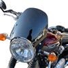 Lorababer Parabrezza per zanzariera Moto Pare-brise compatibile con Bonneville T100 T120 Deflettori d'Aria Parabrezza T 100 T 120 Accessori (Nero)