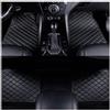 BFRDGE 4 Pezzi Tappetini Auto, per Renault Clio 2009-2012 Tappetini Abitacolo Comfort Resistente Facile da Lavare Auto Accessori,A Black