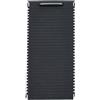Viviance Copertura a rullo per console centrale interna interna per auto compatibile con Mercedes Benz C-Calss W204 S204 E-Calss W212 S212 - Nero