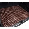 WEIQQI Auto Tappetino Bagagliaio per BYD Seal U DM-i 2024 2025(Audio on The Right), Auto Tappetino Baule in Pelle Fodera Tappeto Copri AntiGraffio Antiscivolo Protezione,Coffee/C