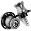 TREONK Supporti per Forcellone Posteriore - M6 Supporti Cavalletto Alluminio Coppia di Nottolini Alza Moto per MT03 MT-03 MT 03 2015-2023