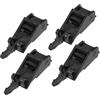 A ABSOPRO 4pz Nero Plastica Anteriore Parabrezza Tergicristalli Ugelli 6E0955985 Sostituisci Sostituzione dell'articolo