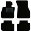 QUEMAR Tappetini Auto compatibili con MINI Countryman F60 2017-2024 anche Hybrid/Kit Tappeti Moquette e Gomma su Misura (Set 2 Ant.+2 Post.)/Ricami e Colori Personalizzati (Bordo Perla, 0 Ricami)