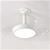 ZOMLBOF Piccolo Ventilatore Da Soffitto Con Luce E Telecomando, Dimmerabile Ventilatore Da Soffitto Con Luce Moderno 3 Velocità Silenzioso Lampadario Ventilatore Pale Del Ventilatore Invisibili 20IN
