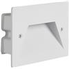 maolo Segnapasso LED da Incasso 3W IP65 503 | Luce CCT Selezionabile 3000K-4000K-6500K | Per Scale, Corridoi, Ingressi | Alluminio + Vetro | Finitura Marrone - Interno/Esterno (Bianco)