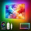 DTQJ Retroilluminazione a LED per TV, luci LED 3M per TV da 32-43 pollici, luci RGB per sincronizzazione musica che cambia colore con telecomando Smart App, retroilluminazione TV LED, striscia