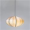LEOSHI Lanterna in tessuto appesa grande lampada a sospensione Lanterna di carta Lampada a sospensione Lanterna di stoffa del sud-est asiatico Illuminazione a sospensione a soffitto Lampadario vintage kaki