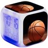 LuminescentDream Sveglia A LED Sveglia Comodino Sveglia Basket Sveglia Portatile Con Temperatura Orologio Digitale con Funzione Snooze e Luce per Decorazioni per Casa della Camera Letto di Un Ragazzo E Una Ragazza