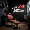 Maimeili TATTOO LED Neon Shield für Wall Décoration USB regolabile Lumière Salon Bar Pub Club Réunions Art Décoration murale