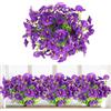 msymsyu Fiori Artificiali 7 Pezzi Fiori Finti Girasole Pianta Artificiale 36cm Viola Fiori per Decorazione Interna Esterna Vasi Tavolo Casa Festa (Fiori Finti Girasole)