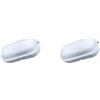 A2ZWORLD 2 Pezzi Lampada Led Da Parete Esterno, Ovale 199X97X47mm, Bianco Freddo 6500K, 12W 1155LM Angolo 120°, Impermeabile IP54, Led Bulkhead, Per Condominio Corridoio