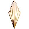 Sobotoo Lampada da parete moderna, minimalista E14, supporto Art Deco (lampadina non inclusa)