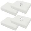 UWOBTN 1/2/4 Piezas Copri Cuscino Divano Esterni Impermeabile, Fodere per Seduta Patio con Cerniera Rimovibili Copriseduta per Interni ed Esterni, Patio, Giardino Mobili in Rattan(A8,50x50x5cm(4pcs))
