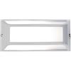 SHOT BOTLIGHTING LAGOS 2 Applique da Parete, Alluminio Verniciato, IP54 Interno ed Esterno, Design Italiano, Attacco E27 (GRIGIO MARINA)