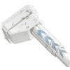Generico Bastone Tenda A Pressione 3 4 5 Metri Bastone Tenda Estensibile Tenda Vasca Da Bagno Doccia, Bacchette Per Tende A Molla Fissaggio Senza Trapano Né Viti, Diametro 32mm(Bianco,50-75cm)