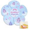 YooxArmor Fiore da Bagno per Lavabo,Vasca da Bagno a Fiori Antiscivolo per Neonati 0-6 mesi, Morbido Cuscino da Bagno per Lavabo per Bambini, Essenziali per il Bagnetto dei Neonati,Unicorni viola