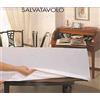 Corredocasa Copritavolo sotto Tovaglia Mollettone con Elastico Salvatavolo in Feltro-Bianco Disponibile in 4 Misure (Quadrato 140x140)