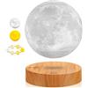 DIDWI Lampada lunare a levitazione, luce lunare 3D galleggiante a LED luna a levitazione magnetica luci notturne per la decorazione dell'ufficio in camera regali fantastici (3 Colori)