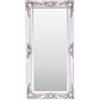 Select Mirrors Specchi Specchi da parete Haywood Large Rectangle - Cornice in legno massello - Argento antico - 50 cm x 100 cm