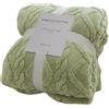 HUIEYE Coperta in Pile, Coperta in Velluto Taffetà,Morbida e Calda Coperta Neonato,In Velluto Corallo, per Quattro Stagioni e Coperte da Letto, per Culla e Letto e Divano,70x100cm(Verde)