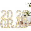 Generico Lettere Luminose Graduation | Insegne Luminose Anno 2026,Addobbi per Festa di Laurea con LED | per asilo, università, interni, esterni, cortile, giardino, camera da, stanza, tavolo
