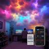 Neisouf Coperta a nuvola, luce LED in ovatta, fai da te RGB+IC Chasing musica Sync 3D cotone nuvola con app e telecomando per decorazione (5 m)