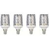 Generic Lampadina LED E14 24w Equivalente 100w Illuminazione Lampadine Senza Sfarfallio Risparmio Energetico Adatto per Camera Letto Soggiorno Cucina Balcone Corridoio(E14 24W warm white 3000K,4pcs)