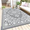 Enyhom Tappeto per Esterni Extra Large 270 x 360 cm, Plastica Pieghevole Tappeto da Esterno Impermeabile Resistente per Patio, Campeggio, Giardino, Picnic, Spiaggia, Balcone, Terrazza, Cortile,