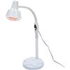 FUNYSF Lampada termica da 275 Watt, luce rossa regolabile a 360°, con supporto e ruote per massaggio da salone