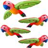 Clvsyh 4 Pezzi Pappagalli Gonfiabili per Piscina, Pappagalli Gonfiabili Bambini, Decorazione per Uccelli Tropicali, Accessori per Costume da Pappagallo, per Decorazione Festa Hawaii Sfondo Piaggia