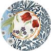 WALD domus vivendi Wald Collezione da Tavola di Piatti Piani, Fondi, Frutta, Insalatiera e Portata in Ceramica Made in Italy, Decoro Tulipano, Lavabili in Lavastoviglie (Insalatiera 25 cm - 1 pz)