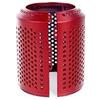 TIAJTHYD Copertura filtro esterno for asciugacapelli Dyson HD01 HD03 HD07 HD08 Filtro antipolvere Parte a rete Design di apertura(Rood)