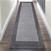 DOMUSTEX Tappeto Antiscivolo e Lavabile in Lavatrice 60 x 213 cm, Tappetino d'Ingresso Assorbenti per Cane, Corridoio, Bagno, Cucina, (Imballaggio Rotolo)