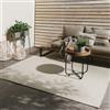benuta Basic Tappeto da esterno Iowa - Crema 300x300 cm - Boho Juta-Look - Impermeabile UV balcone, terrazza, giardino, cucina, soggiorno - Robusto