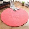 Liveinu Tappeto Shaggy Rotondo Tappeti Soggiorno Pelo Lungo Antiscivolo Lavabili Moderni Moquette Ø 80 cm Rosa